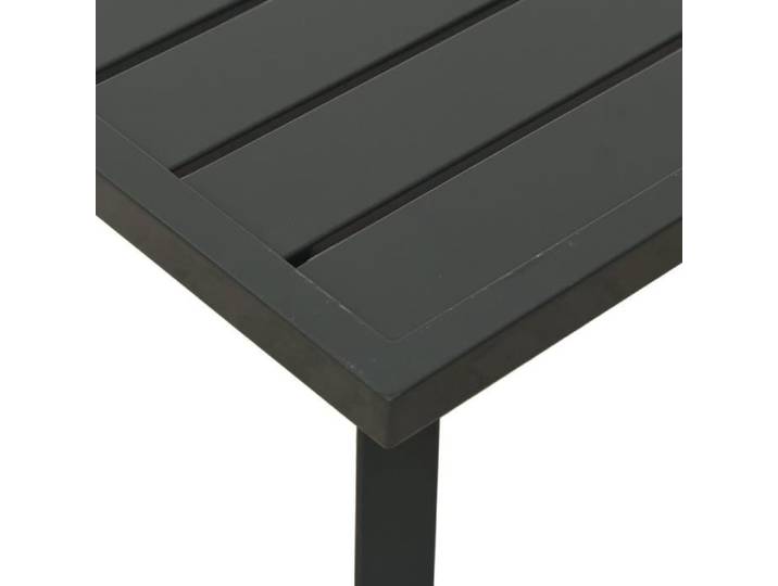 Table basse de jardin - MOTHINESSTO - LY0071 - Acier - 110x55x35 cm - Anthracite
