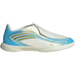adidas F50 Messi League Laceless IN Fußballschuhe Kinder ivory/semi blue burst/icey blue 33