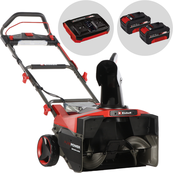 Einhell GP-ST 36/53 Li E BL - Akku-Schneefräse - 36V - 2x 18V 4Ah