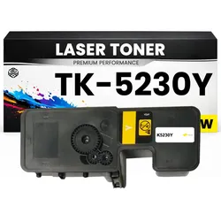 Toner TK-5230Y Gelb für Kyocera TK5230Y Premium Alternative Günstig für Kyocera ECOSYS M5521cdw, KYOCERA ECOSYS M5026cdw