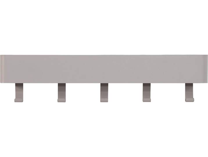 Garderobenhalter SPINDER DESIGN Dax Play , grau, B:52cm H:12cm T:7,5cm, Metall, Garderobenhalter, Garderobenhalter, Metall, Breite 52 cm