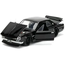 Jada 1:24 Brian's 1971 Skyline 2000 GT-R-Black, Metal