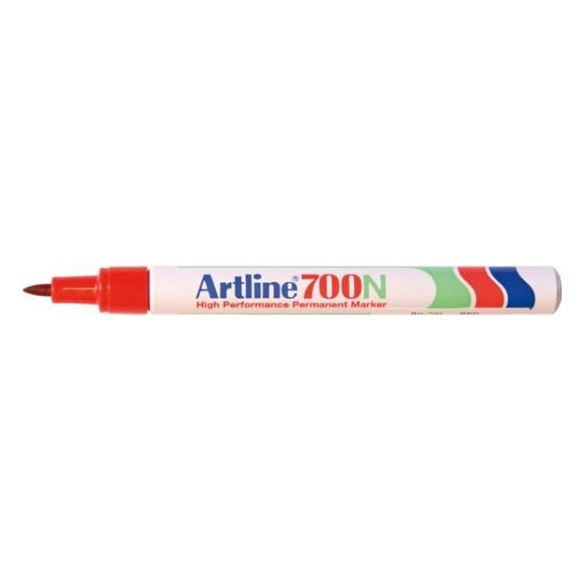 Artline Marker 700 permanent rød 0,7mm - (12 stk.) (12x) (3270002)