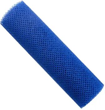 Discount Dollar Deals Exfoliating Mesh African Net Bath Sponge, Loofah Bast Wisp, Body Scrubber For Skin Smoother Washcloth, Shower Essential blue