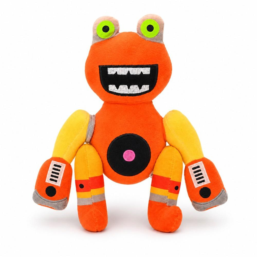 Wiztex My Singing Monsters Wubbox Knuffel - Oranje - 30 cm