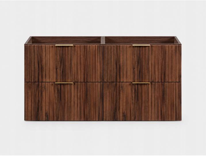 Meuble Suspendu Sous Lavabo Flow Noyer Foncé 120 Cm