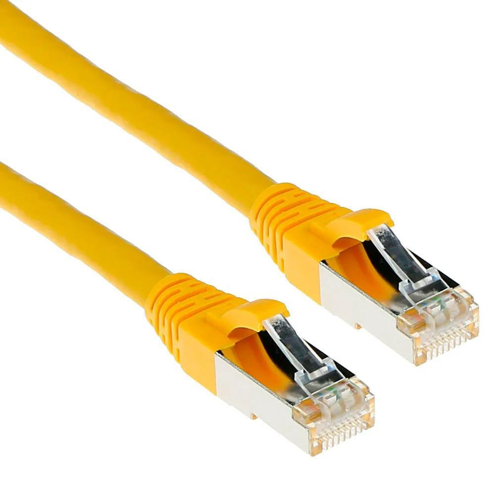 ACT Cat.6a RJ-45 naar RJ-45 netwerkkabel, 5 meter, Geel