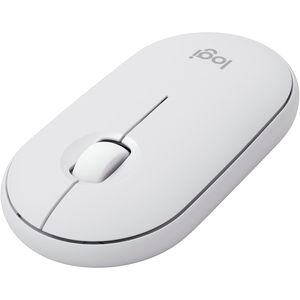Logitech Maus Pebble Mouse 2 M350s Bluetooth Mouse, 3 Tasten, 4000 dpi, kabellos, off-white