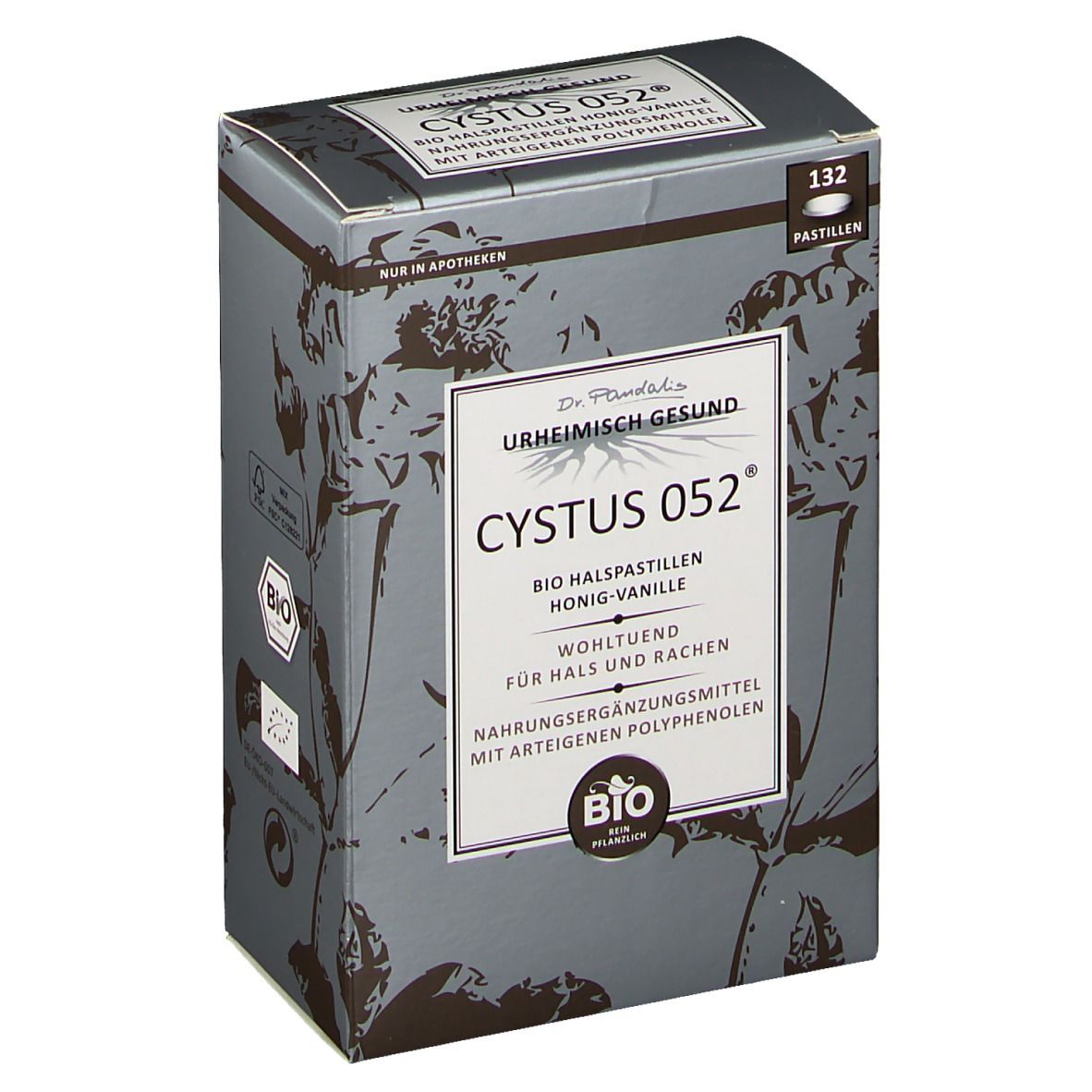 Cystus 052 Bio Halspastillen Honig Vanille 132 St Pastillen