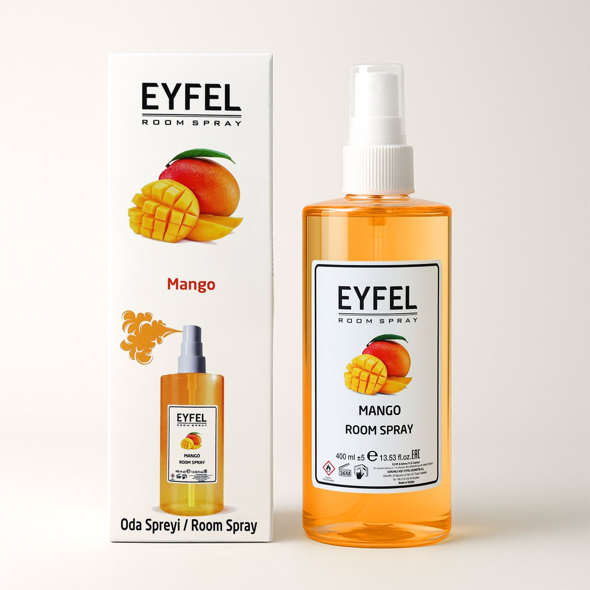 Eyfel Roomspray Mango 400 ml