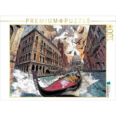 CALVENDO Puzzle Venedig | 1000 Teile Lege-Größe 64x48cm Foto-Puzzle für glückliche Stunden
