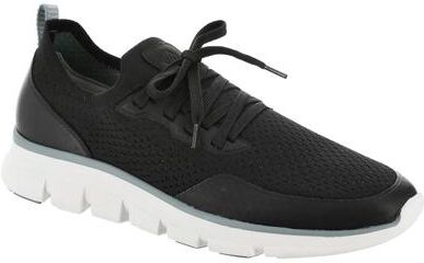 Johnston & Murphy Amherst Lug Knit Sport - Mens 8 Black Sneaker Medium