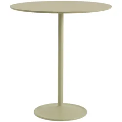 Muuto Soft Tisch, höhe 105 cm, beige grün laminat / beige grün
