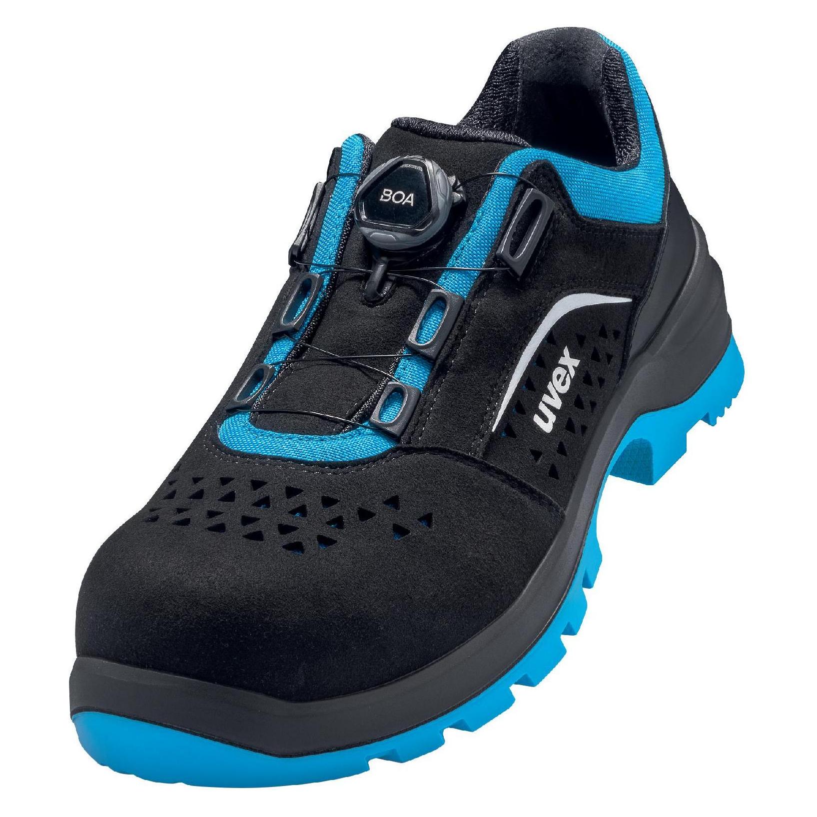 Uvex Halbschuh gel. BOA 9558 schwarz PU/PU (S1, 37) (9558137)