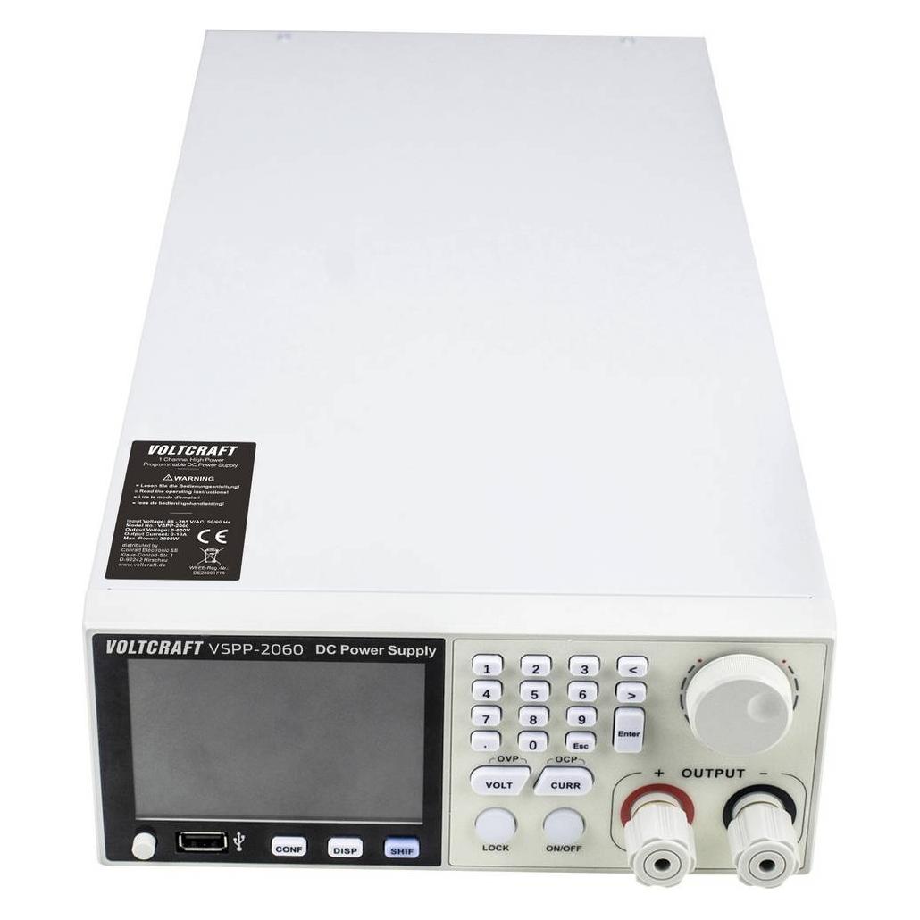 Voltcraft VSPP-2060 Labornetzgerät für Rackeinbau, einstellbar 0 - 600 V/DC 0 - (VC-18673215)