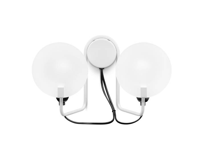 Applique murale Bugia, blanche, à 2 lampes - Stilnovo - Salon / séjour - Design - Métal - Multi-ampoules