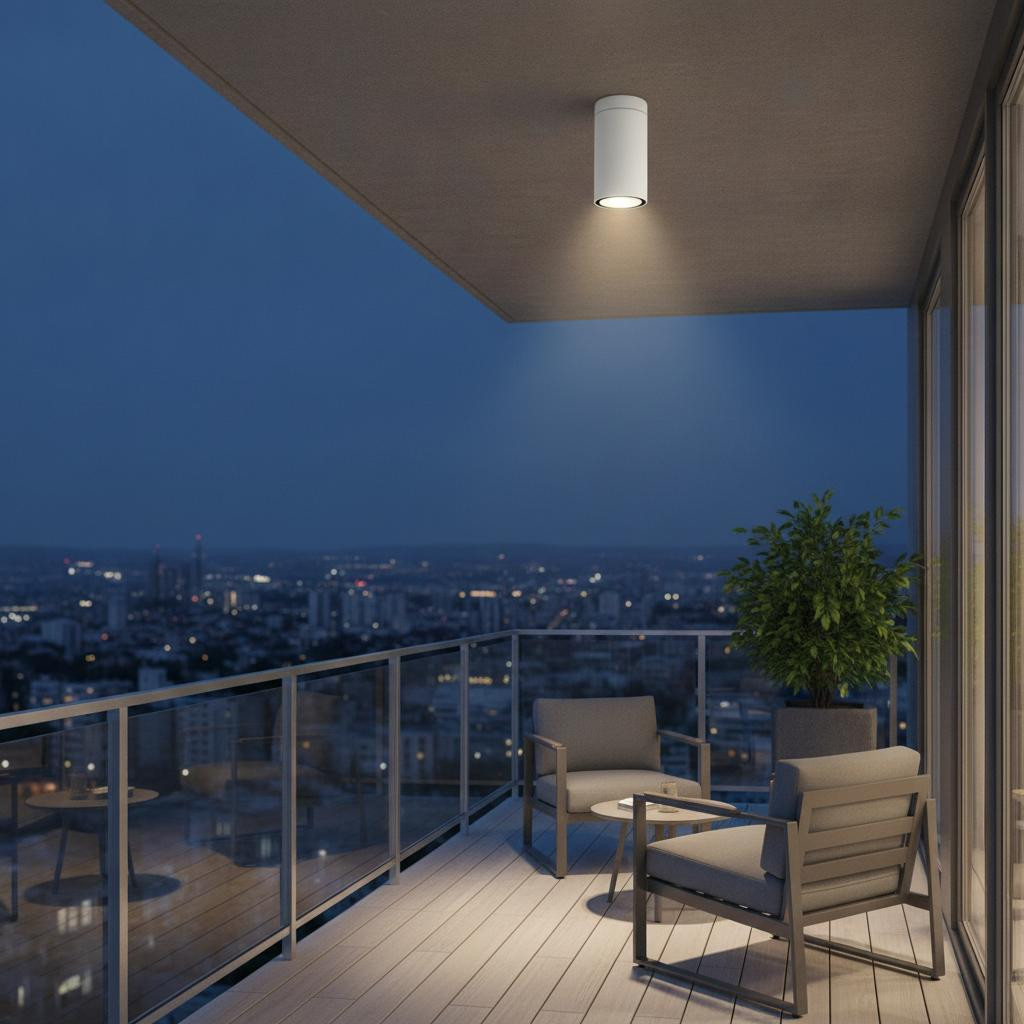 Luces Exclusivas Ronde spot Cerise wit voor in de tuin