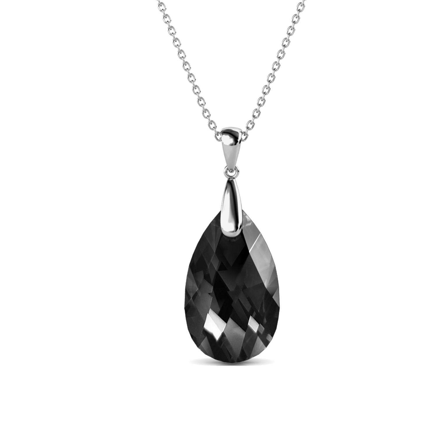 Raindrop hangers - zilver en zwart