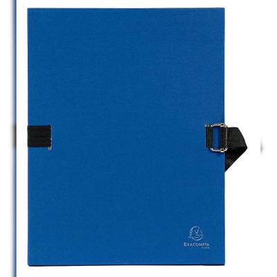 Exacompta 720E 10x Dokumentenmappe aus kaschiertem Karton 2,7mm, dehnbarer Faltenrücken, 24x32cm für DIN A4 - Farben sortiert