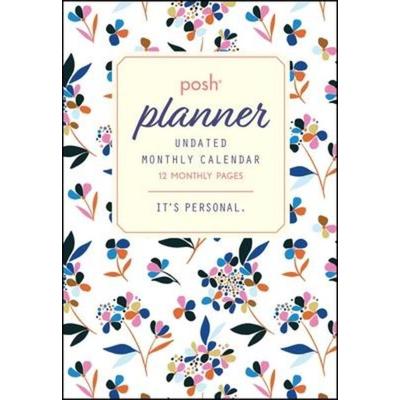 Posh: Undated Monthly Pocket Planner Calendar