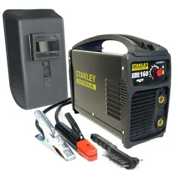 Inverter-Schweißgerät KING 160 MMA Elektroden Stahl Inox Gusseisen Basic 1.6 bis 4 mm STANLEY FATMAX