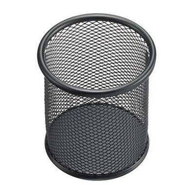 helit Stifteköcher Mesh H2518195 9x10cm rund 1Fach Metall schwarz