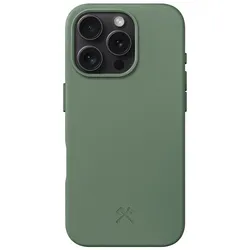 WOODCESSORIES Case Handy-Cover für Apple iPhone 16 Pro grün