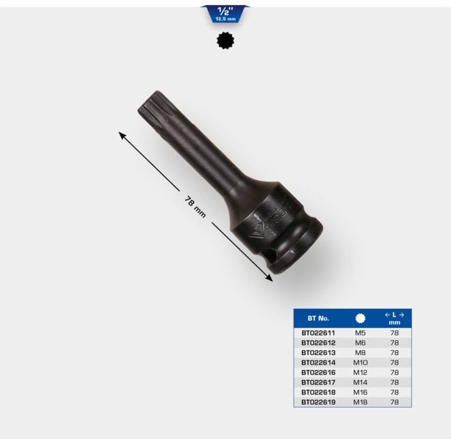 Brilliant Tools Douille 1/2