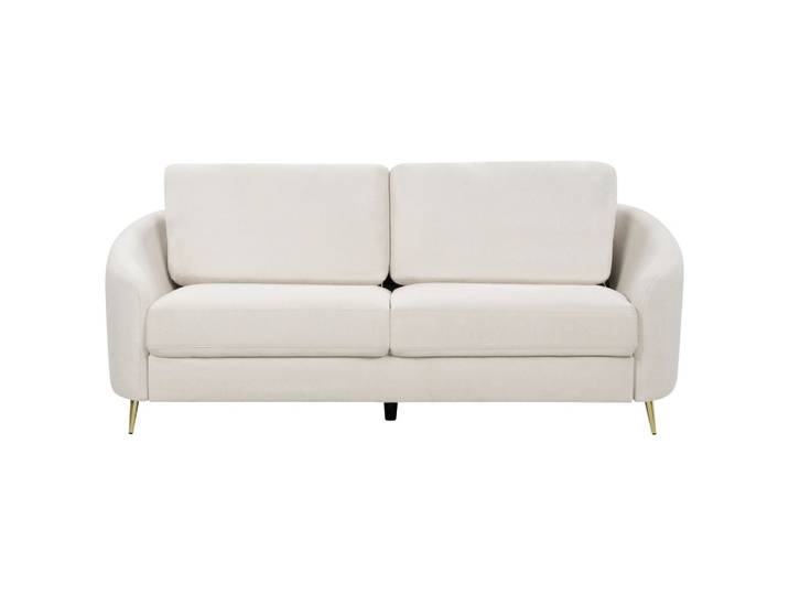 3-SITZER-SOFA hellbeige/gold Trosa