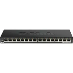 D-Link DGS 1016S (16 Ports), Netzwerk Switch, Schwarz
