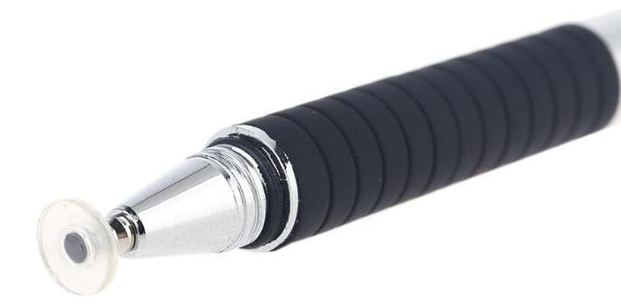 DrPhone R01 Pro Stylus Pen - 2in1 Smart Touch Pen voor Apple en Android - Zilver