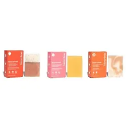 BLANCRÈME Stückseifen Trio Erdbeere, Pfirsich & Grapefruit 3x 100g
