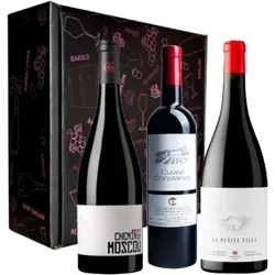 Geschenkset Trio - 90+/100 Parker Languedoc - 3 Fl. - 2.25L