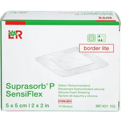 SUPRASORB P SensiFlex border lite 5x5cm