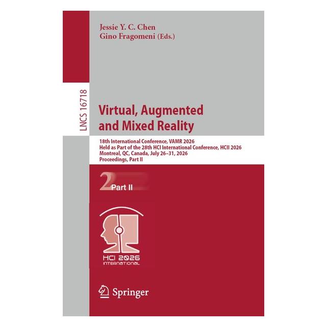 Springer Virtual, Augmented and Mixed Reality (Englisch, Softcover, Gino Fragomeni, Jessie Y. C. Chen) (71203444)