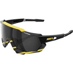 100percent Speedtrap - Mirror Lens Soft HU-GLA-2080 Sonnenbrille Schwarz, Gelb Unisex