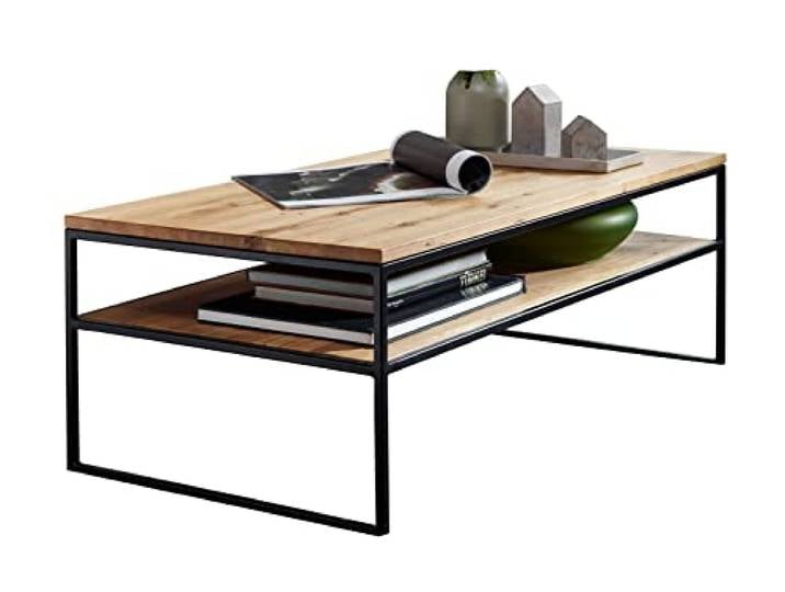 Woodroom Couchtisch Eiche massiv geölt (BxHxT 110x40x60 cm) Wohnzimmertisch