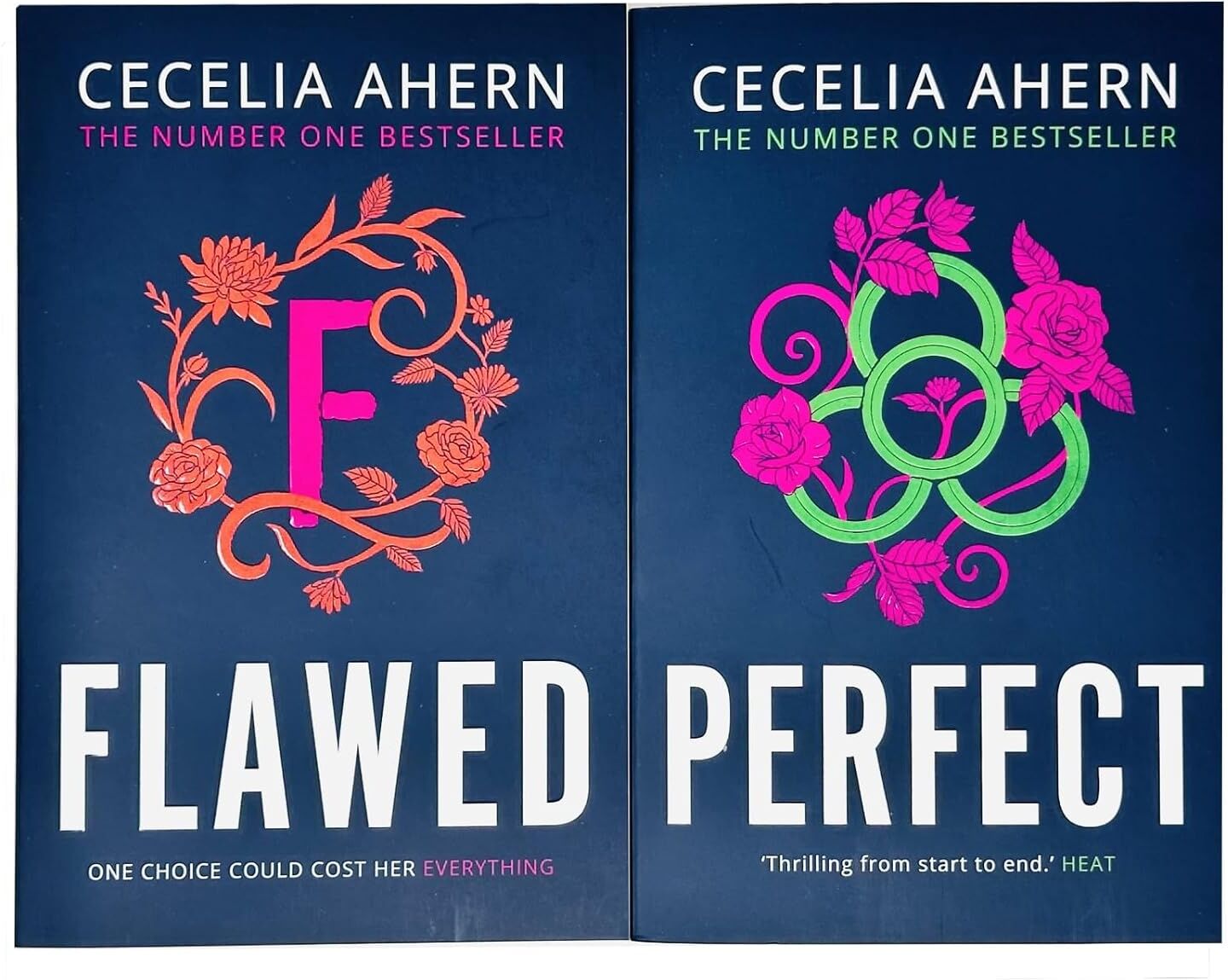 HarperCollins Children's Books Flawed & Perfect by Cecelia Ahern - 2 Book YA Dystopian Paperback Set, Ages 13+ - Celestine North Duology