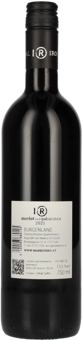 Markus IRO IRO Merlot Ried Gabarinza 2025 13,5% Vol. 0,75l