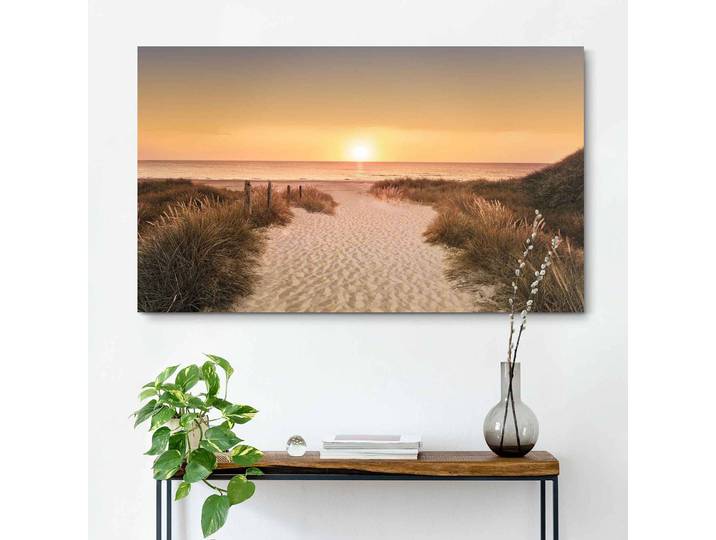 Tableau déco Coucher de soleil 118 x 70 x 2cm