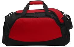 Port Authority BG801 Medium Active Duffel in True Red/Black size OSFA   Canvas