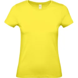 B&C Damen T-Shirt #E150 TW02T solar yellow S