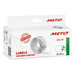 METO Preisetiketten 26,0 x 16,0 mm