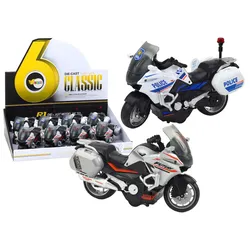 Polizei-Sportmotorrad mit Friktionsantrieb, Maßstab 1:10