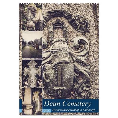 Dean Cemetery - Historischer Friedhof Edinburgh (Wandkalender 2027 DIN A2 hoch), CALVENDO Monatskalender