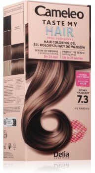 Delia Cosmetics Cameleo Taste My Hair coloração demi permanente para o cabelo tom 7.3 Honey Hazelnut 1 un.. Cameleo Taste My Hair