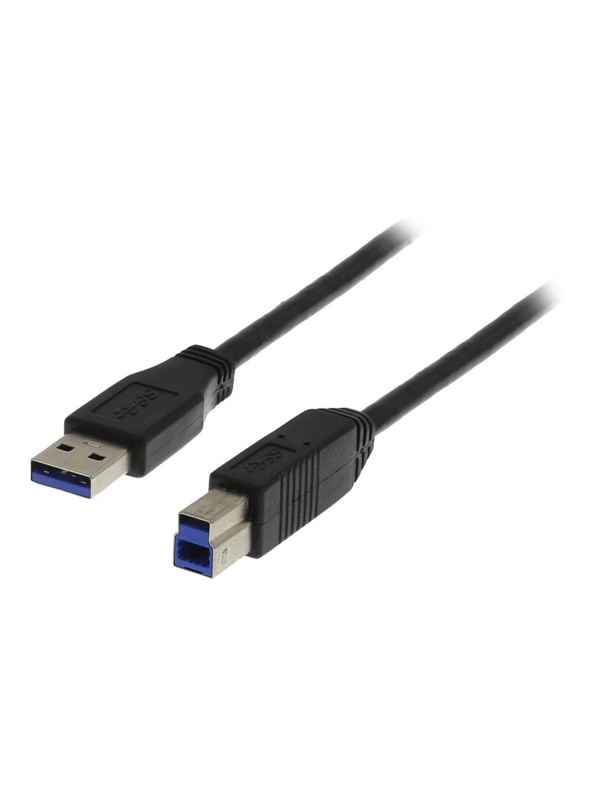 Deltaco USB3-130 - USB cable - USB Type B to USB Type A - 3 m