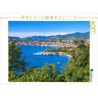 CALVENDO Puzzle Lugano | 1000 Teile Lege-Größe 64x48cm Foto-Puzzle für glückliche Stunden