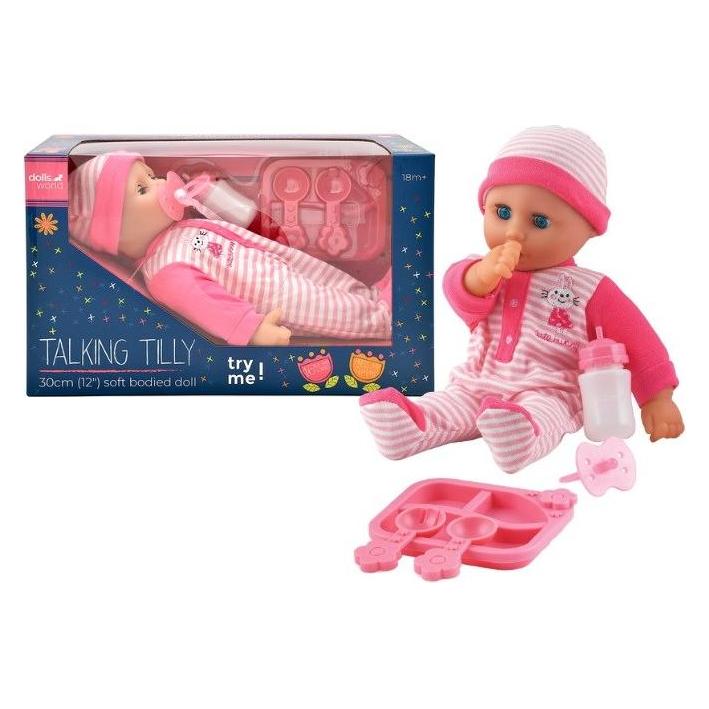 Dolls World Lalka Talking Tilly 30cm (18m+)