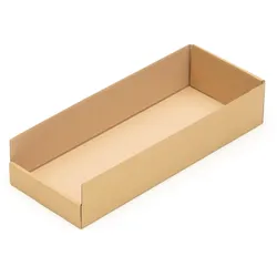 KK Verpackungen 10 Regalkartons 500 x 200 x 100 mm Sortierboxen Lagerboxen Aufbewahrung Wellpappe